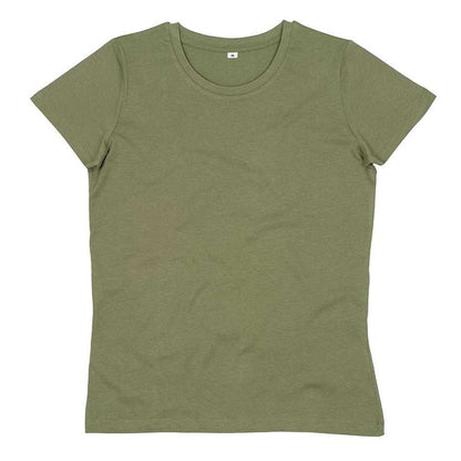 Soft Olive - Front - Mantis Womens-Ladies Organic T-Shirt