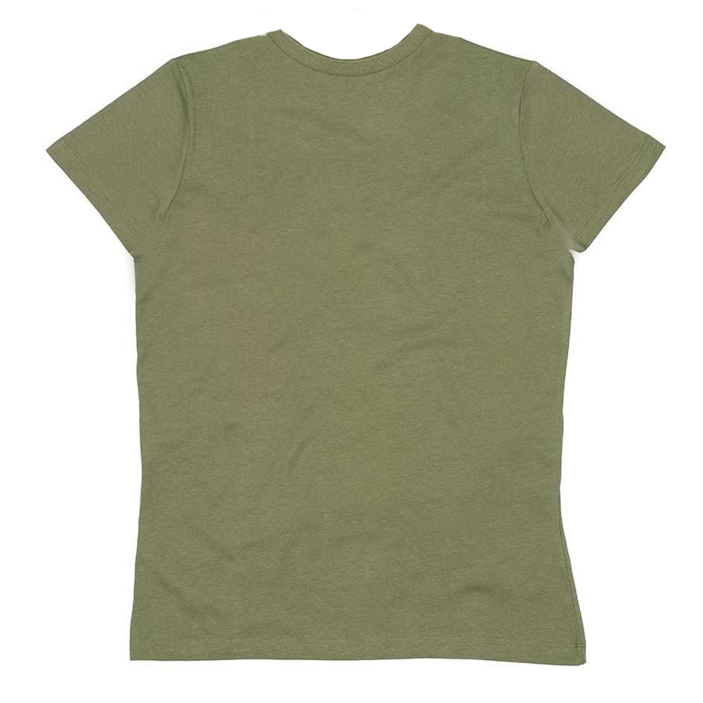 Soft Olive - Back - Mantis Womens-Ladies Organic T-Shirt