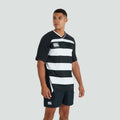 Navy-White - Back - Canterbury Unisex Adults Evader Hooped Jersey