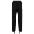 Black - Front - Front Row Adult Unisex Stretch Cargo Trousers