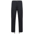 Navy - Front - Front Row Adult Unisex Stretch Cargo Trousers