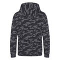 Black Camo - Back - AWDis Childrens-Kids Camo Hoodie