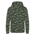 Green Camo - Back - AWDis Childrens-Kids Camo Hoodie