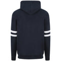 New French Navy-Heather Grey - Back - AWDis Unisex Adults Game Day Hoodie