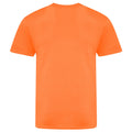 Electric Orange - Back - AWDis Unisex Adults Electric Tri-Blend T-Shirt