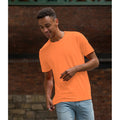 Electric Orange - Side - AWDis Unisex Adults Electric Tri-Blend T-Shirt