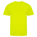 Electric Yellow - Back - AWDis Unisex Adults Electric Tri-Blend T-Shirt