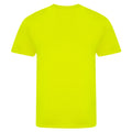 Electric Yellow - Back - AWDis Unisex Adults Electric Tri-Blend T-Shirt