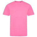 Electric Pink - Front - AWDis Unisex Adults Electric Tri-Blend T-Shirt