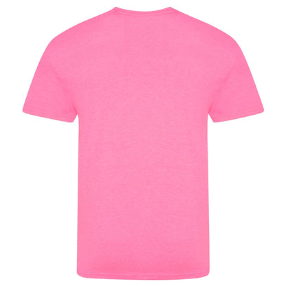 Electric Pink - Back - AWDis Unisex Adults Electric Tri-Blend T-Shirt
