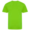 Electric Green - Back - AWDis Unisex Adults Electric Tri-Blend T-Shirt