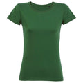 Bottle Green - Front - SOLS Womens-Ladies Milo Organic T-Shirt