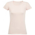 Creamy Pink - Front - SOLS Womens-Ladies Milo Organic T-Shirt