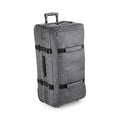 Grey Marl - Front - BagBase Escape Check-In Wheelie Bag