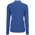 Royal Blue - Back - SOLS Womens-Ladies Perfect Long Sleeve Pique Polo Shirt