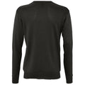 Black - Back - SOLS Mens Galaxy V Neck Sweater