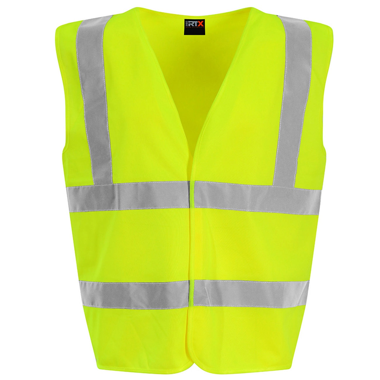 Yellow - Front - PRO RTX High Visibility Childrens-Kids Waistcoat