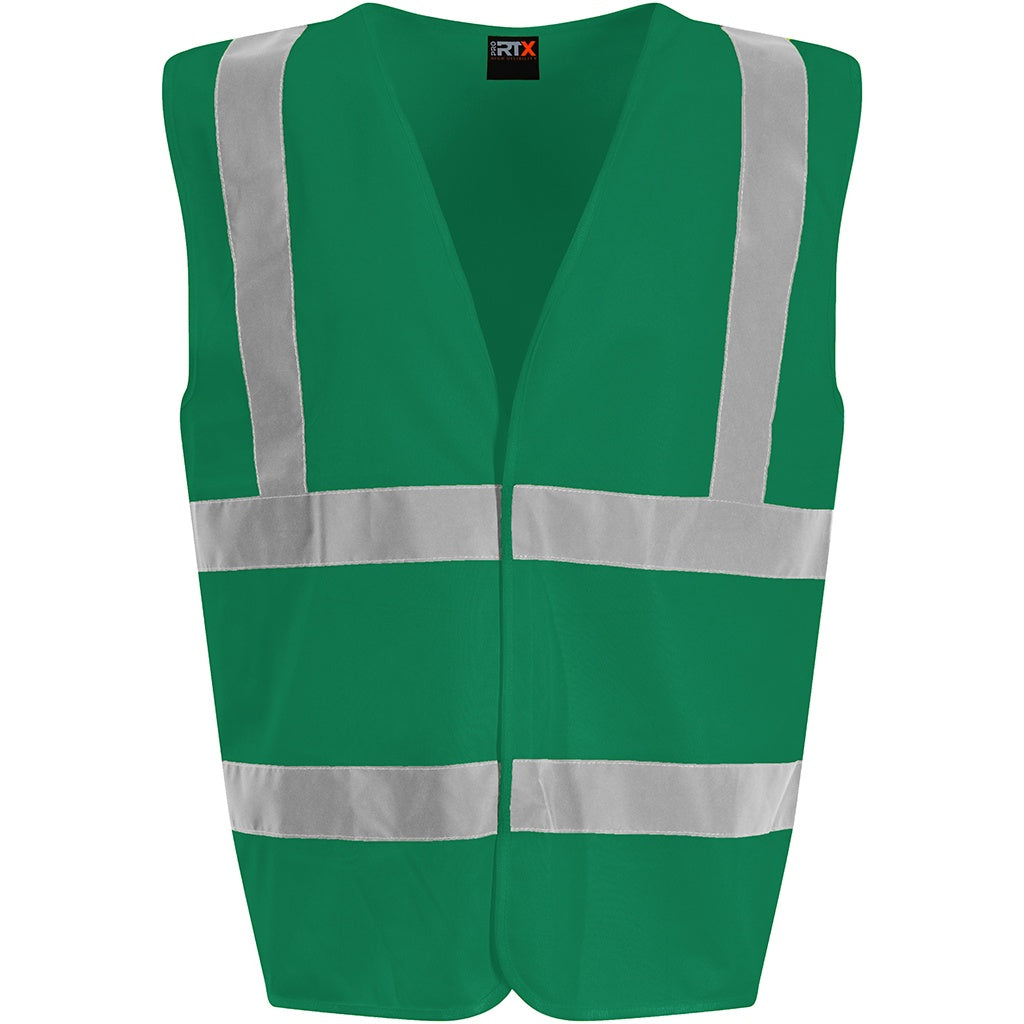 Paramedic Green - Front - PRO RTX High Visibility Unisex Waistcoat