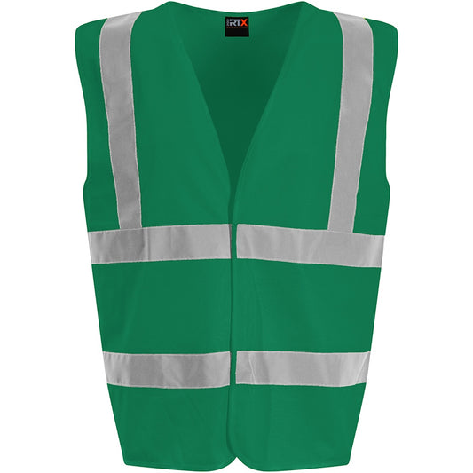 Paramedic Green - Front - PRO RTX High Visibility Unisex Waistcoat