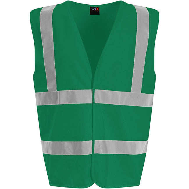 Paramedic Green - Front - PRO RTX High Visibility Unisex Waistcoat