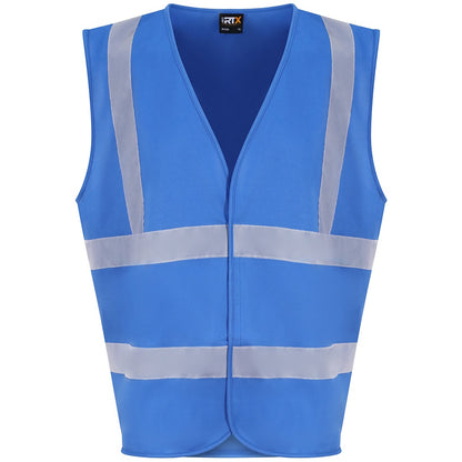 Sapphire Blue - Front - PRO RTX High Visibility Unisex Waistcoat