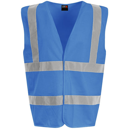 Royal Blue - Front - PRO RTX High Visibility Unisex Waistcoat