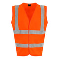 Orange - Front - PRO RTX High Visibility Unisex Waistcoat