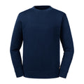 French Navy - Front - Russell Unisex Adults Pure Organic Reversible Sweatshirt