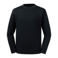Black - Front - Russell Unisex Adults Pure Organic Reversible Sweatshirt