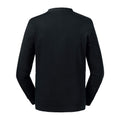 Black - Back - Russell Unisex Adults Pure Organic Reversible Sweatshirt
