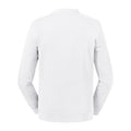White - Back - Russell Unisex Adults Pure Organic Reversible Sweatshirt