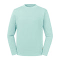 Aqua - Front - Russell Unisex Adults Pure Organic Reversible Sweatshirt