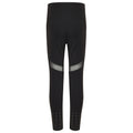 Black - Back - Tombo Kids-Childrens-Girls Panelled Leggings