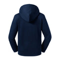 French Navy - Back - Russell Kids-Childrens Authentic Hooded Sweatshirt