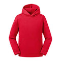 Classic Red - Front - Russell Kids-Childrens Authentic Hooded Sweatshirt