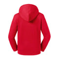 Classic Red - Back - Russell Kids-Childrens Authentic Hooded Sweatshirt