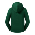 Bottle Green - Front - Russell Kids-Childrens Authentic Zip Hooded Sweatshirt