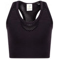 Black - Front - Tombo Kids-Childrens-Girls Seamless Crop Top