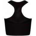 Black - Back - Tombo Kids-Childrens-Girls Seamless Crop Top