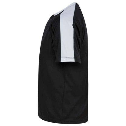 Black-White - Back - Finden and Hales Unisex Team T-Shirt