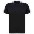 Black-White - Front - Finden and Hales Unisex Team T-Shirt