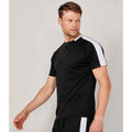 Black-White - Back - Finden and Hales Unisex Team T-Shirt