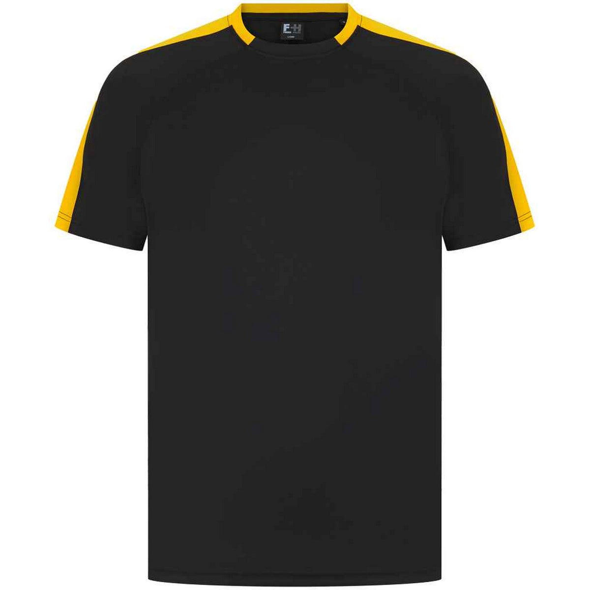 Black-White - Close up - Finden and Hales Unisex Team T-Shirt