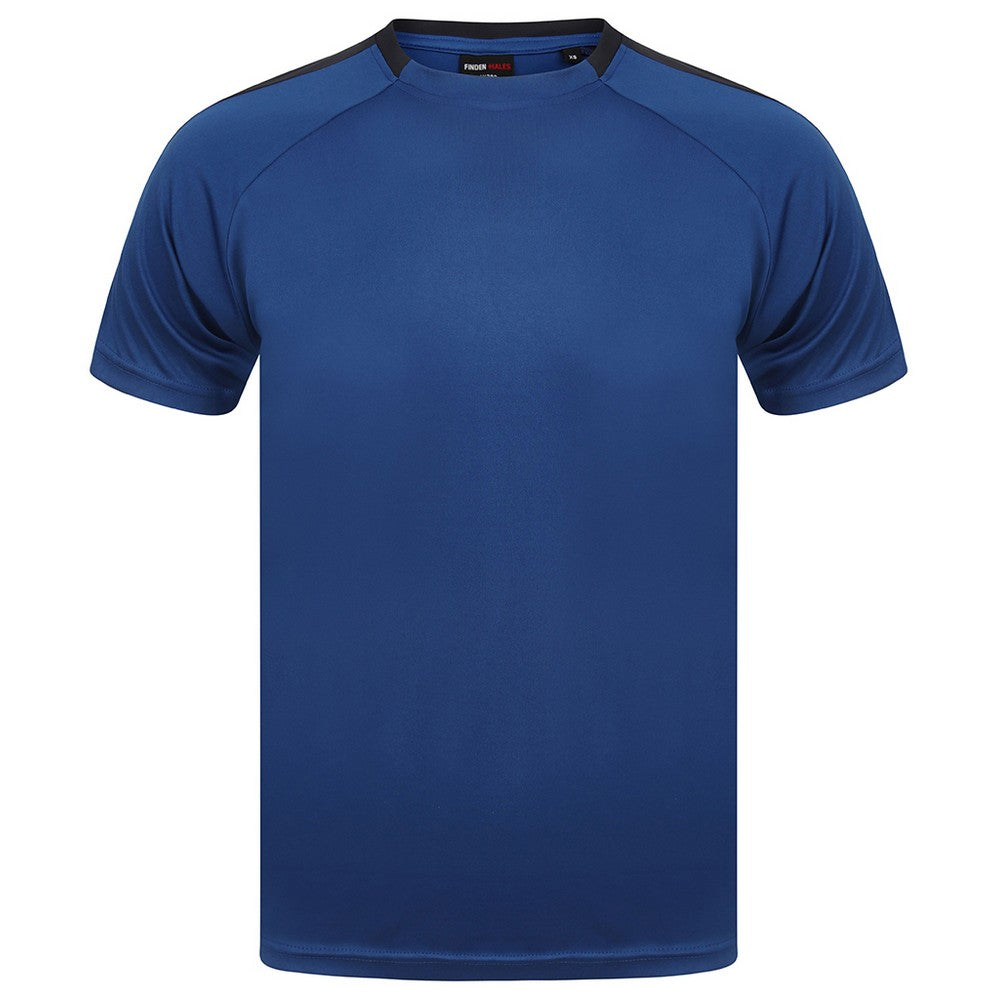 Royal Blue-Navy - Front - Finden and Hales Unisex Team T-Shirt