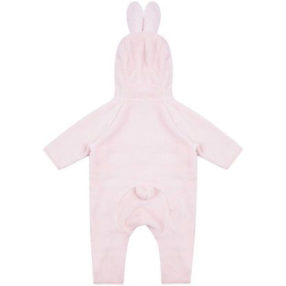 Pink - Back - Larkwood Babies Rabbit Design All In One