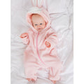 Pink - Side - Larkwood Babies Rabbit Design All In One