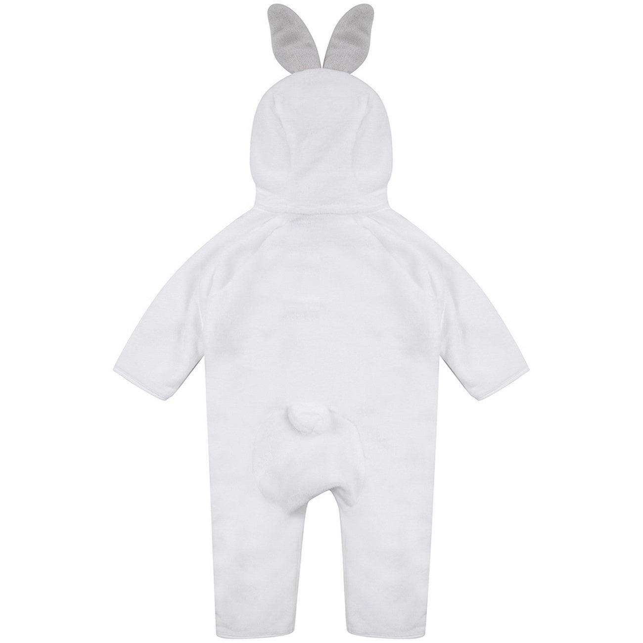 White - Back - Larkwood Babies Rabbit Design All In One