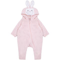 Pink - Front - Larkwood Babies Rabbit Design All In One