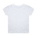 White - Front - Larkwood Babies Organic T-Shirt
