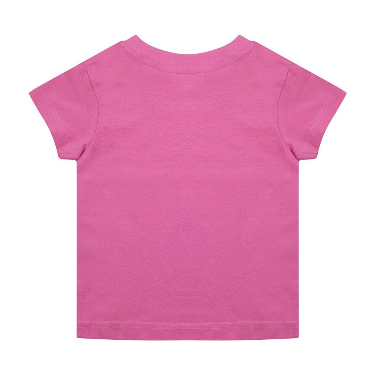 Bright Pink - Back - Larkwood Babies Organic T-Shirt